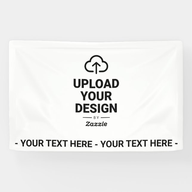 Fügen Sie Ihr Design mit einer benutzerdefinierten Banner (Horizontal)