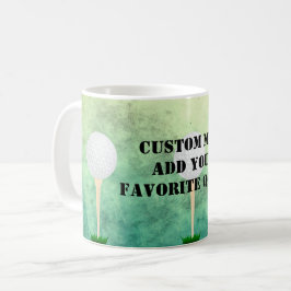 fügen Sie Ihr eigenes Angebot Tasse Golf Balldesig
