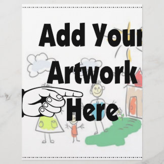 Fügen Sie Ihr eigenes Artwork oder Kinderwerk für