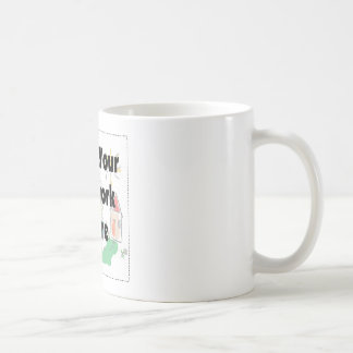 Fügen Sie Ihr eigenes Artwork oder Kinderwerk für Kaffeetasse