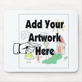 Fügen Sie Ihr eigenes Artwork oder Kinderwerk für  Mousepad
