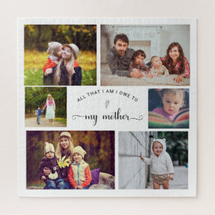 Fügen Sie Ihr eigenes Foto Collage Mother Best Mam
