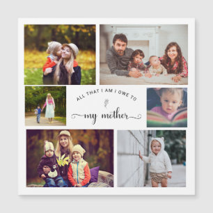 Fügen Sie Ihr eigenes Foto Collage Mother Day Quot Magnetkarte