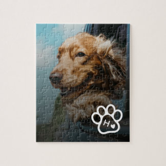 Fügen Sie Ihr eigenes Foto Hund Haustiere Monogram