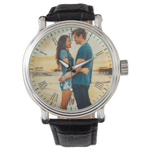 Fügen Sie Ihr eigenes Foto oder ein beliebiges Bil Armbanduhr