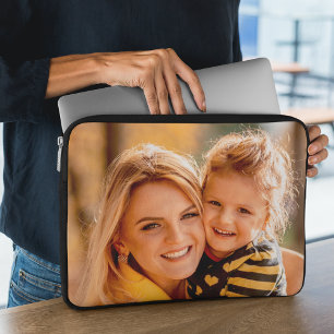 Fügen Sie Ihr eigenes Foto oder Logo personalisier Laptopschutzhülle