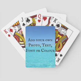 Fügen Sie Ihr eigenes Foto, Text, Schriftart oder Spielkarten