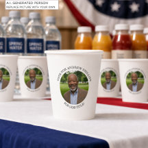 Fügen Sie Ihr eigenes Foto und den Titel der Wahlk