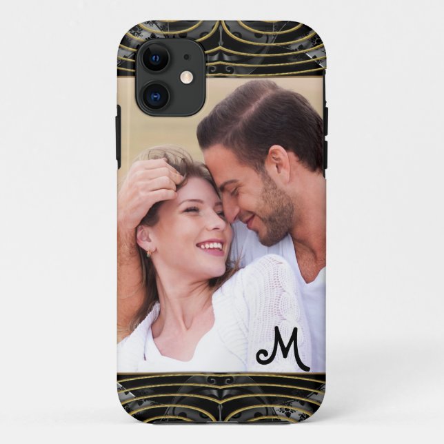 Fügen Sie Ihr eigenes Foto Viva Monogram hinzu Case-Mate iPhone Hülle (Rückseite)