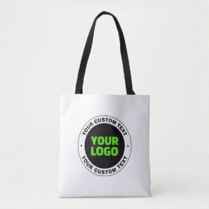 Fügen Sie Ihr eigenes Geschäftslogo oder ein hochg Tasche