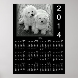 Fügen Sie Ihr Foto 2014 Kalender Poster hinzu
