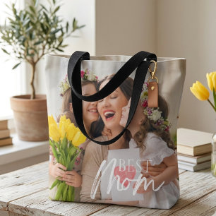 FÜGEN SIE IHR FOTO BEST-MAMA HINZU TASCHE