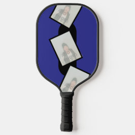 Fügen Sie Ihr Foto Blue Pickleball Paddle hinzu