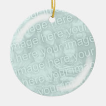 Fügen Sie Ihr Foto Glass Looking Ornament