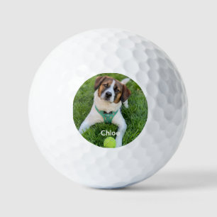 Fügen Sie Ihr Foto hinzu Hunde-Foto Kinderfoto Fam Golfball