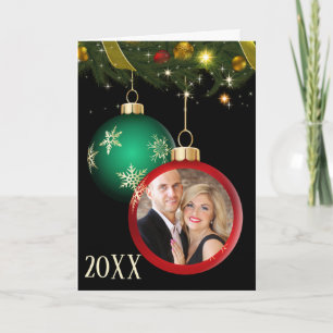 Fügen Sie Ihr FOTO Personalisierten Weihnachtskorn Karte