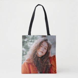 FÜGEN SIE IHR FOTO ÜBER DIE DRUCKTE TASCHE HINZU