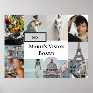 Fügen Sie Ihr Foto-Vision-Board-Custom-Poster hinz Poster