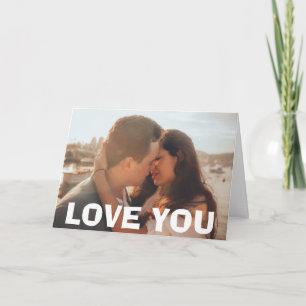 Fügen Sie Ihr Foto zu dieser "ICH LIEBE DICH"-Kart Karte