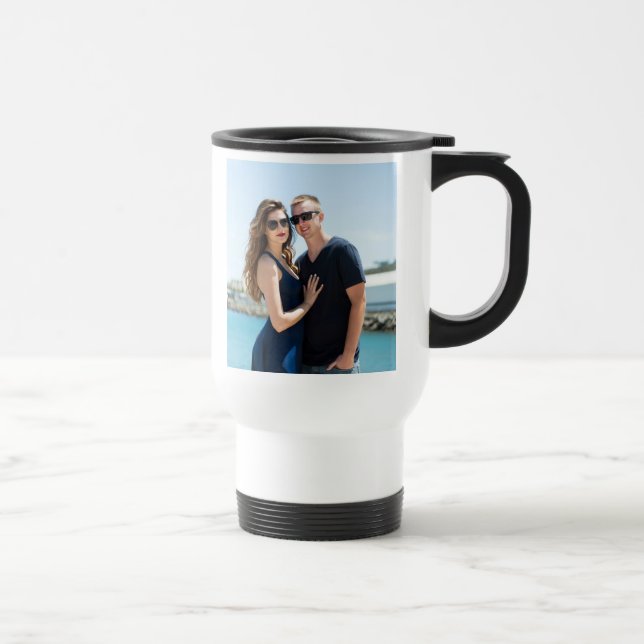 FÜGEN SIE IHR FOTO ZU KAFFEE REISE MUG, PERSONALIS REISEBECHER (Rechts)