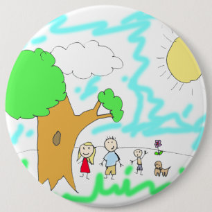 Fügen Sie Ihr Kinderwerk zu diesem großen Button