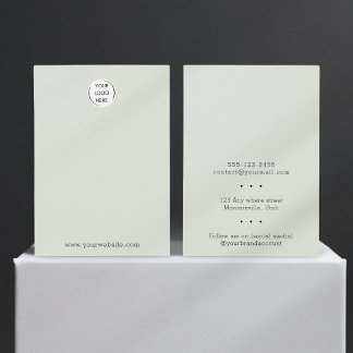 Fügen Sie Ihr Logo All-in-One-Schmuckkarte hinzu