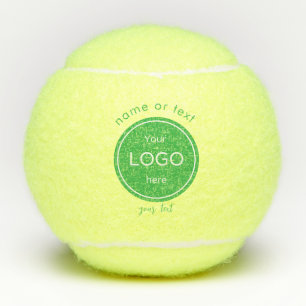 Fügen Sie Ihr Logo hier Firmenlogo Grün hinzu Tennisbälle