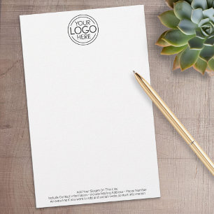 Fügen Sie Ihr Logo hinzu Geschäft Unternehmens Mod Briefpapier