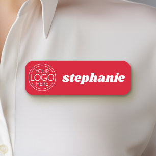 Fügen Sie Ihr Logo hinzu Geschäft Unternehmens Mod Namensschild