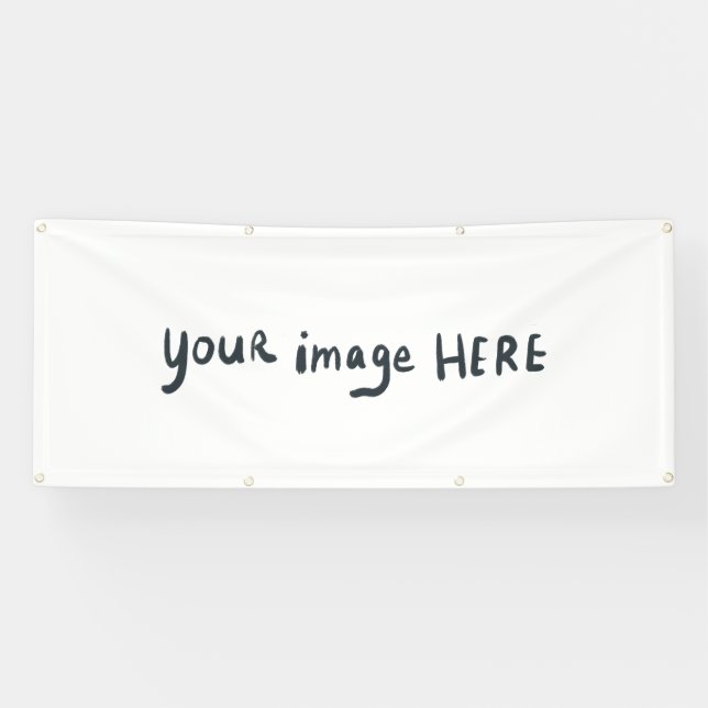 Fügen Sie Ihr LOGO oder Bild CUSTOM Vinyl hinzu Banner (Horizontal)