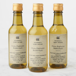 Fügen Sie Ihr Logo-Produkt für den vertikalen Skin Weinetikett