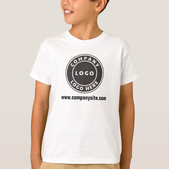 Fügen Sie Ihr Logo und Ihre Website-Adresse indivi T-Shirt (Vorderseite)
