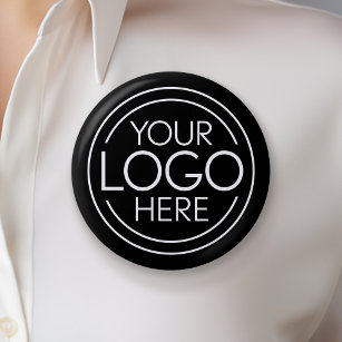 Fügen Sie Ihr Logo-Unternehmen Minimalistisch hinz Button
