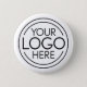 Fügen Sie Ihr Logo-Unternehmen Minimalistisch hinz Button (Vorderseite)