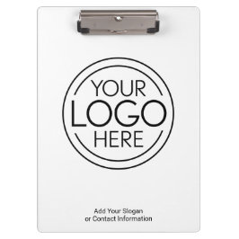 Fügen Sie Ihr Logo-Unternehmen Minimalistisch hinz Klemmbrett