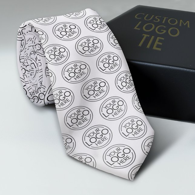 Fügen Sie Ihr Logo-Unternehmen Minimalistisch hinz Krawatte (Custom Logo Neck Ties)
