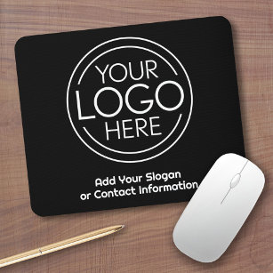 Fügen Sie Ihr Logo-Unternehmen Minimalistisch hinz Mousepad
