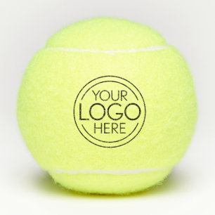 Fügen Sie Ihr Logo-Unternehmen Minimalistisch hinz Tennisbälle
