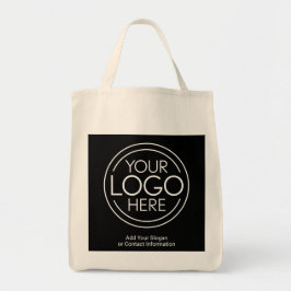 Fügen Sie Ihr Logo-Unternehmen Minimalistisch hinz Tragetasche