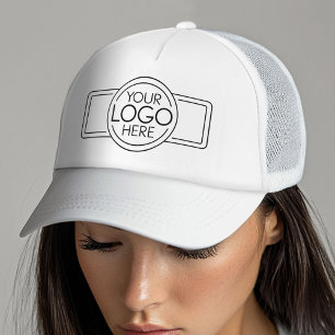 Fügen Sie Ihr Logo-Unternehmen Minimalistisch hinz Truckerkappe