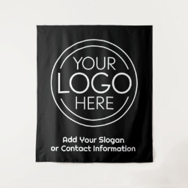 Fügen Sie Ihr Logo-Unternehmen Minimalistisch hinz Wandteppich