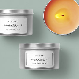 Fügen Sie Ihr Minimalistisches, modernes Produktla Adressaufkleber