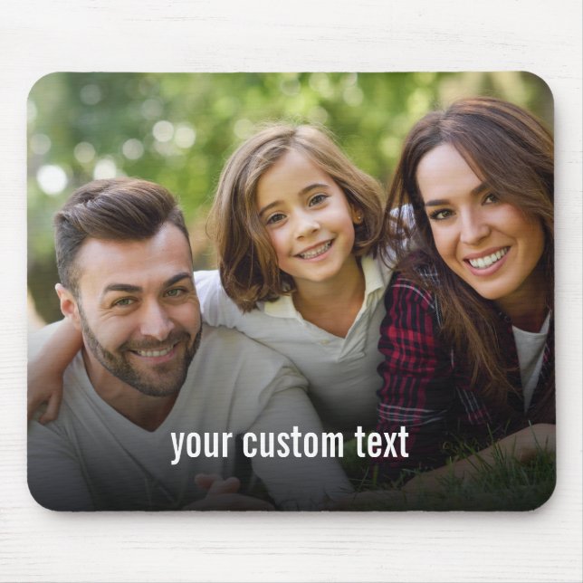 Fügen Sie Ihr persönliches Foto und Ihren Text ode Mousepad (Vorne)