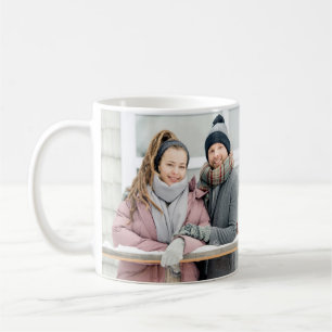 Fügen Sie Ihre 2-Foto-Kaffee-Tasse hinzu Kaffeetasse