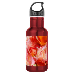 Fügen Sie Ihre benutzerdefinierte Nachricht Rosen Trinkflasche