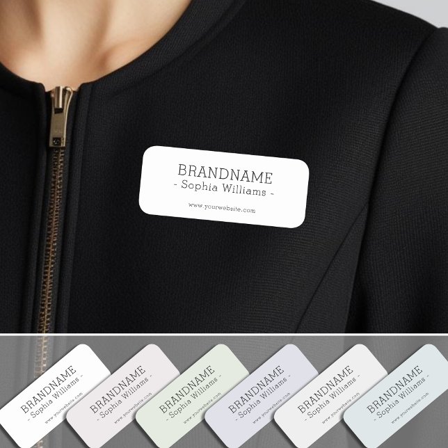 Fügen Sie Ihre BRANDNAME-Klassifikation hinzu Namensschild (Von Creator hochgeladen)