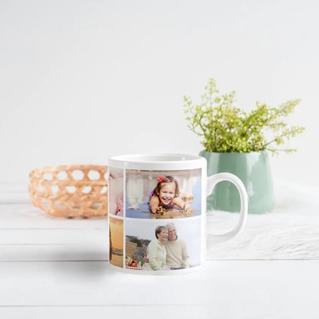 Fügen Sie Ihre eigene 6-Foto-Kaffee-Tasse hinzu Jumbo-Tasse (Von Creator hochgeladen)