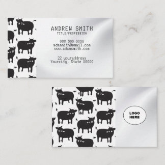 Fügen Sie Ihre eigene Bildmousine Business Card hi Visitenkarte