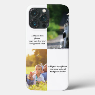 Fügen Sie Ihre eigenen Fotos, Text und Hintergrund Case-Mate iPhone Hülle
