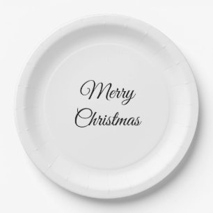 Fügen Sie Ihre Foto Weihnachten personalisiert hi Pappteller